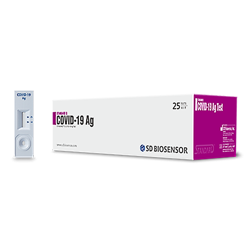 STANDARD Q набір експрес-тестів для виявлення антигену COVID-19 Ag, SD BIOSENSOR